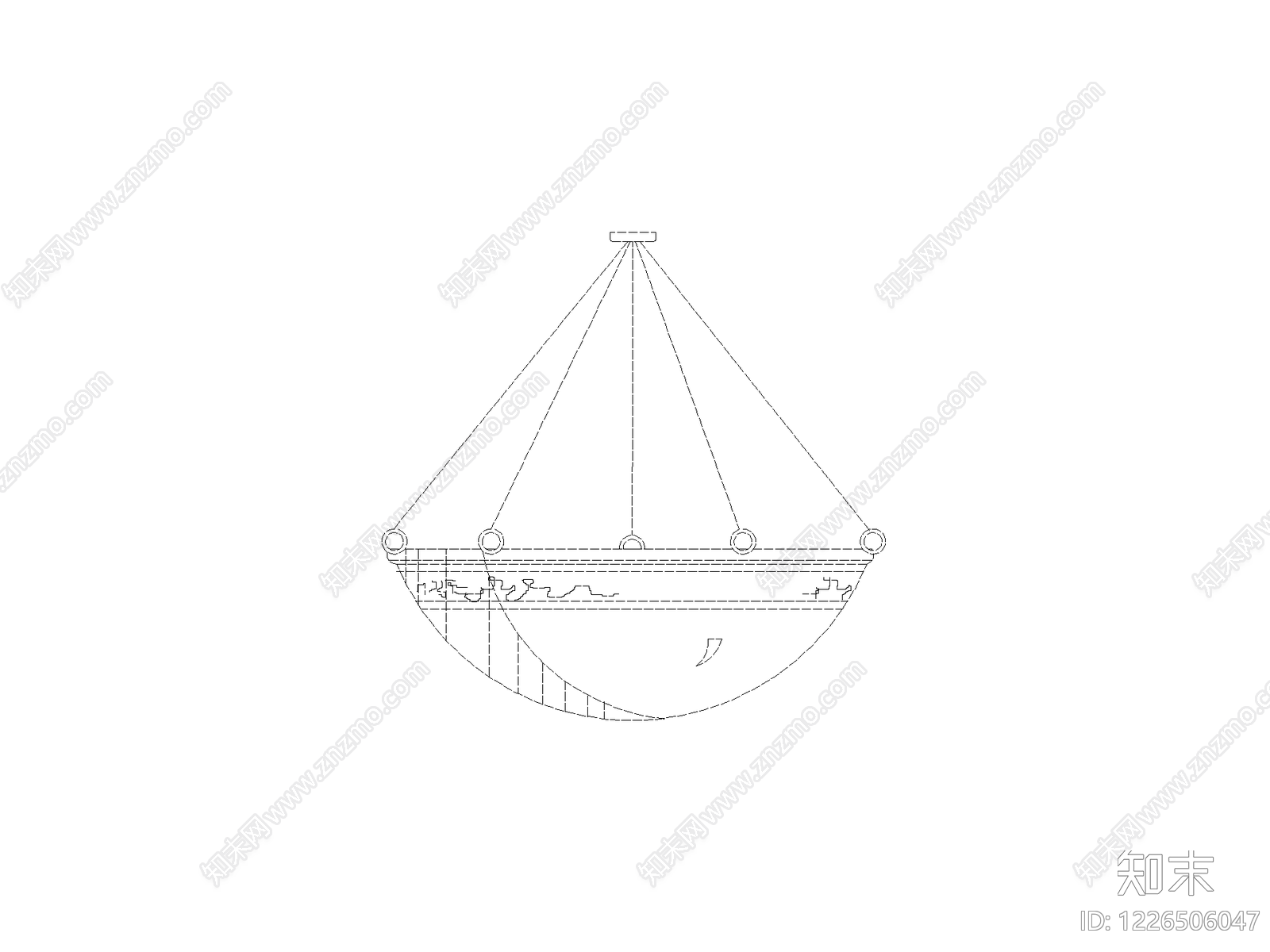 灯具图块cad施工图下载【ID:1226506047】