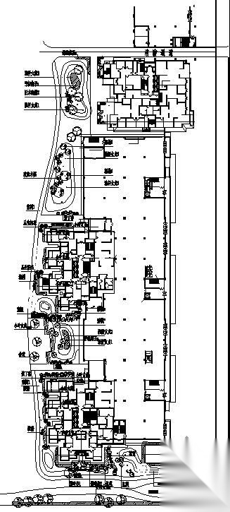 小区景观施工图套图cad施工图下载【ID:161100169】