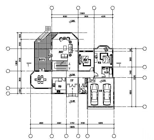 某二层小别墅建筑方案图cad施工图下载【ID:149922175】