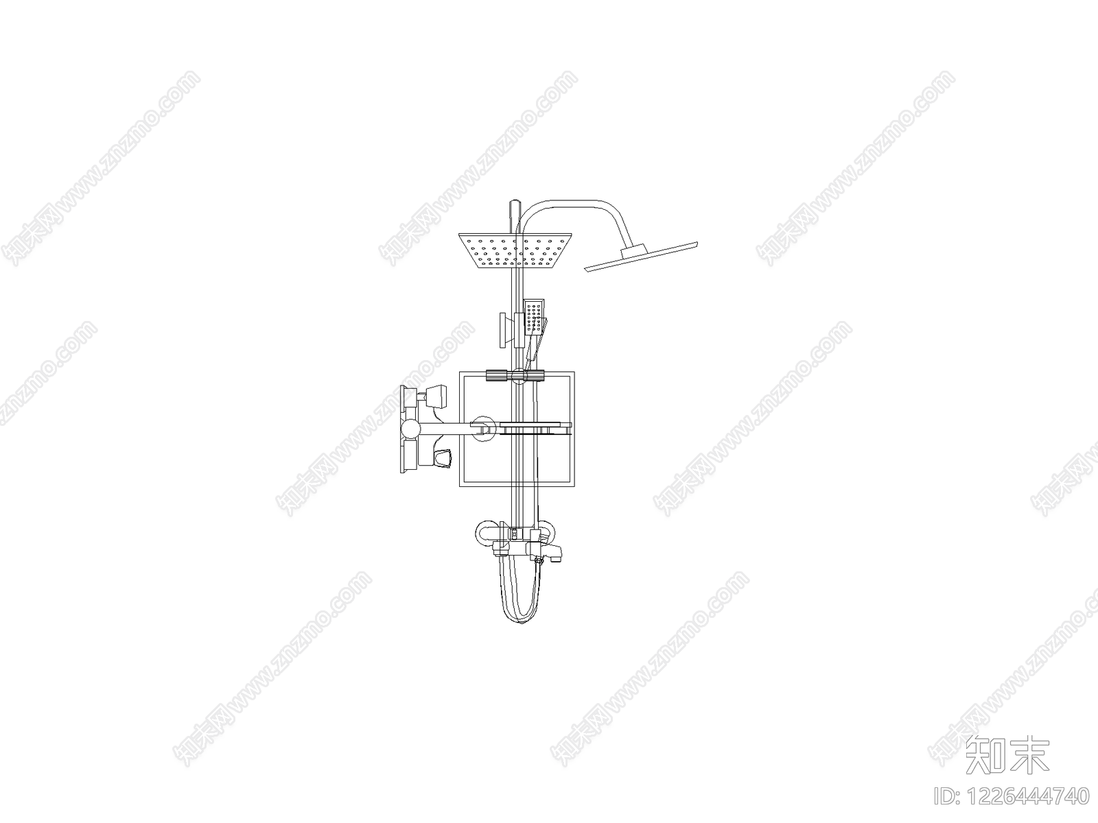家装人体工程学尺图cad施工图下载【ID:1226444740】