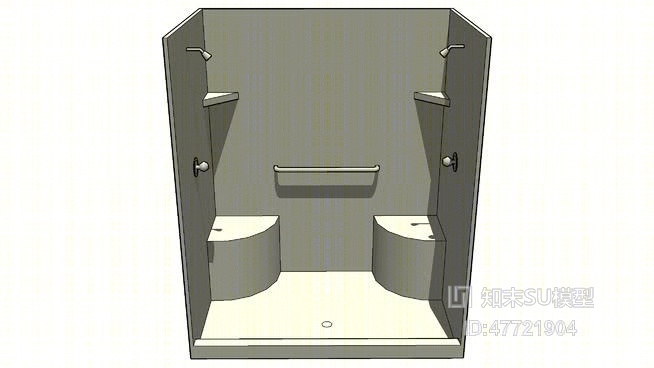 淋浴间SU模型下载【ID:47721904】