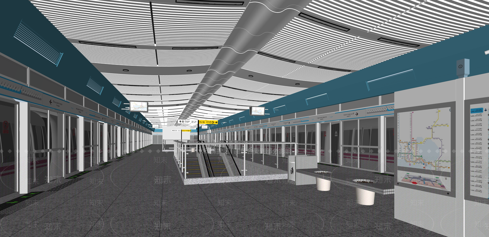 现代其他公共空间SU模型下载【ID:1215198043】