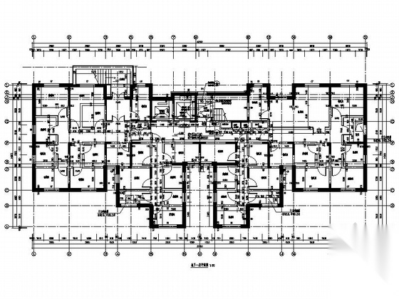 [天津]简欧高层住宅小区建筑施工图cad施工图下载【ID:167216165】