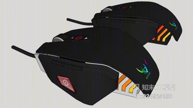 现代窗SU模型草图