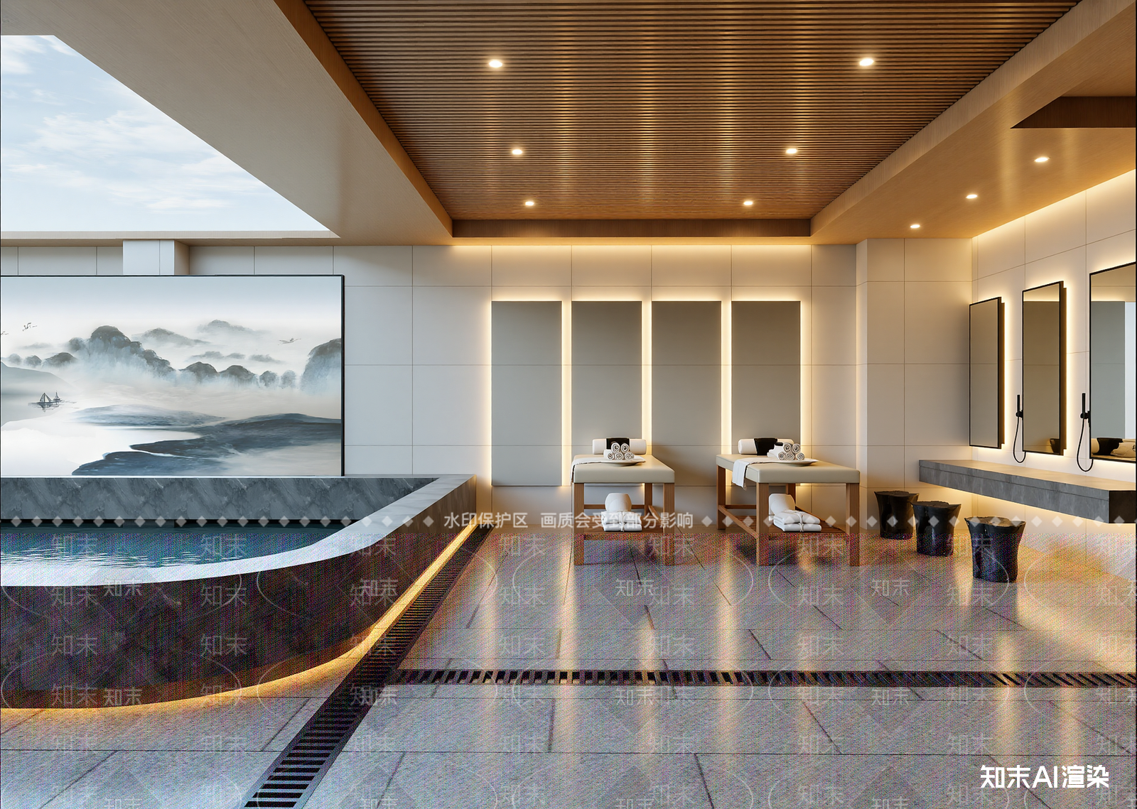 现代美容院3D模型下载【ID:1214005217】
