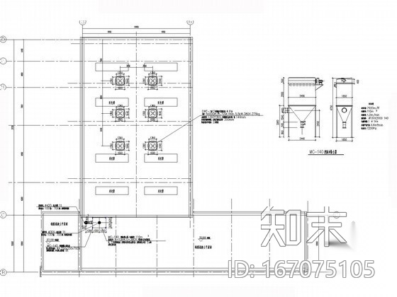 热电厂厂房锅炉采暖系统及空调通风设计施工图cad施工图下载【ID:167075105】