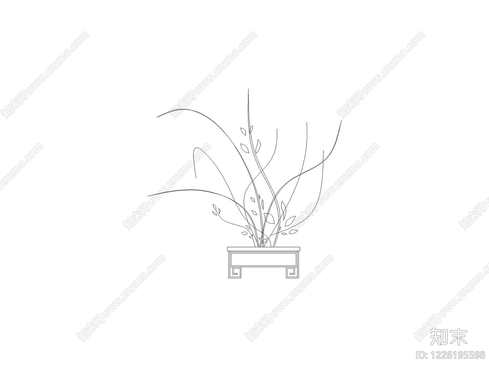 摆件cad施工图下载【ID:1226195598】