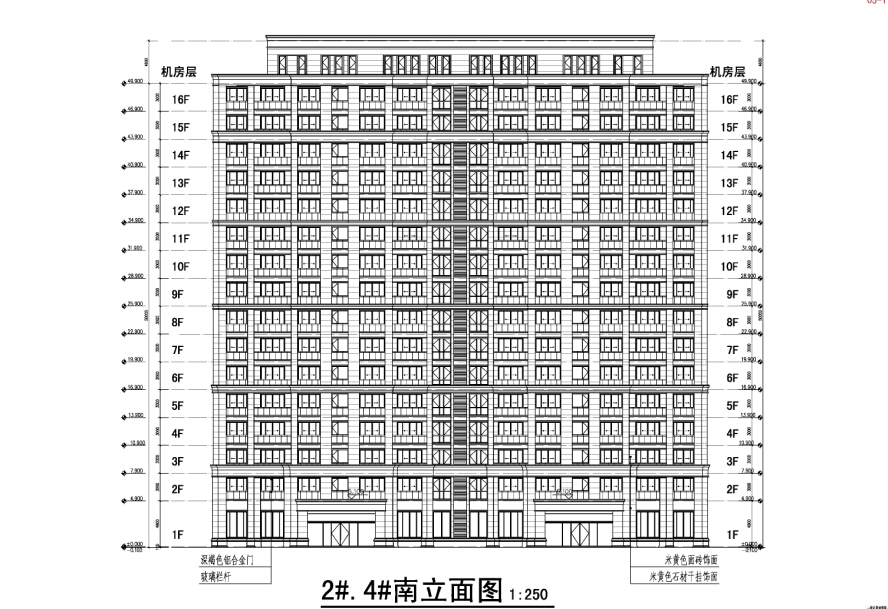 [湖南]新古典主义住宅小区规划设计方案文本cad施工图下载【ID:166728126】