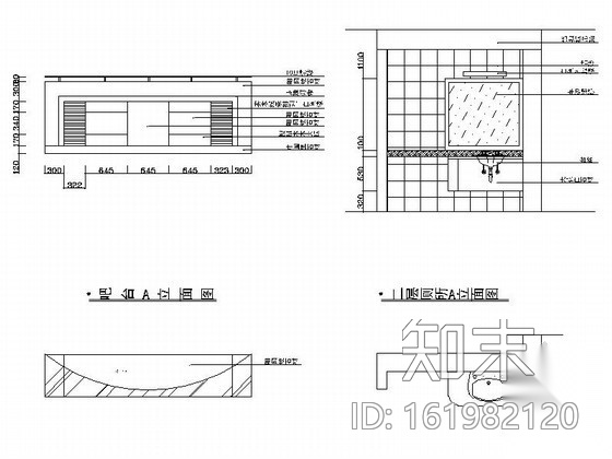 某酒店餐厅局部室内装修方案cad施工图下载【ID:161982120】