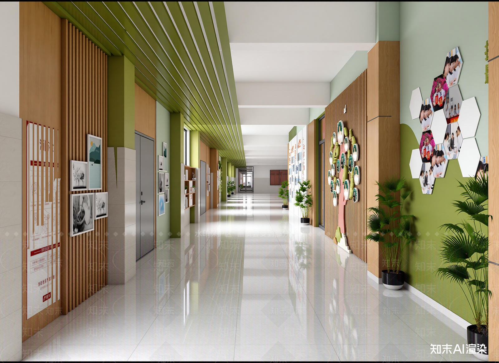 现代走廊3D模型下载【ID:1214710923】