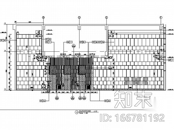 [成都]科技感十足国际5A甲级现代标准写字楼室内装修施工...cad施工图下载【ID:166781192】