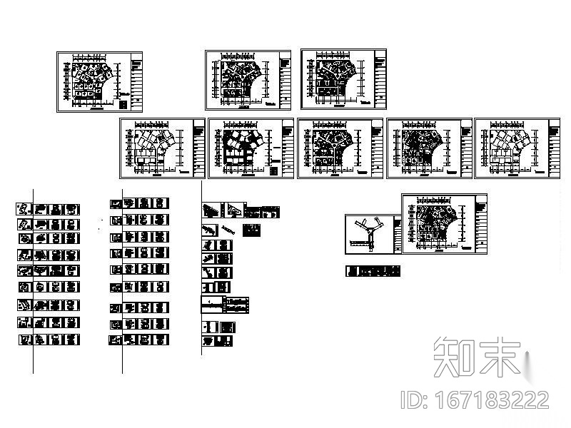 [永州]某KTV装修图(含效果)cad施工图下载【ID:167183222】