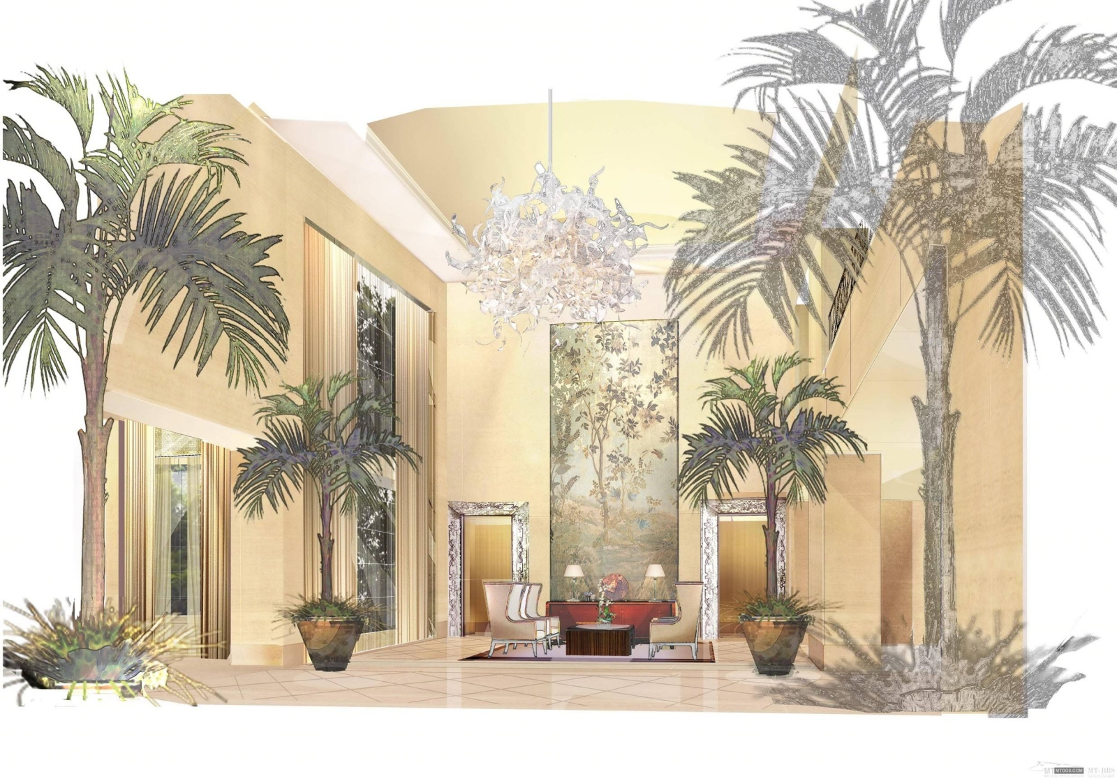 HBA--苏州金鸡湖大酒店（国宾馆）方案设计(CAD施工图纸)施工图下载【ID:66979163】