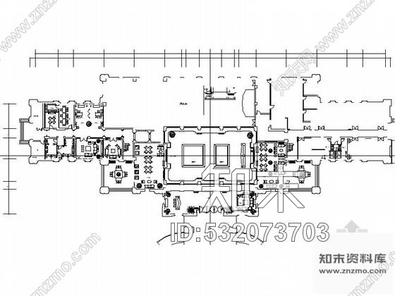 施工图湖北某欧陆风格时尚售楼处室内装修施工图含效果cad施工图下载【ID:532073703】