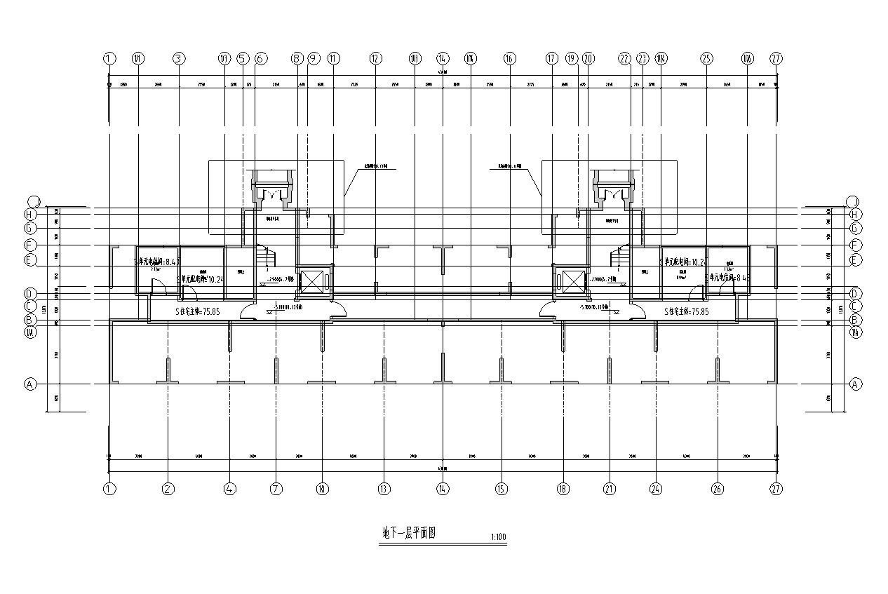 [上海]乐都欧陆风格居住区建筑施工图设计（CAD）cad施工图下载【ID:167378176】