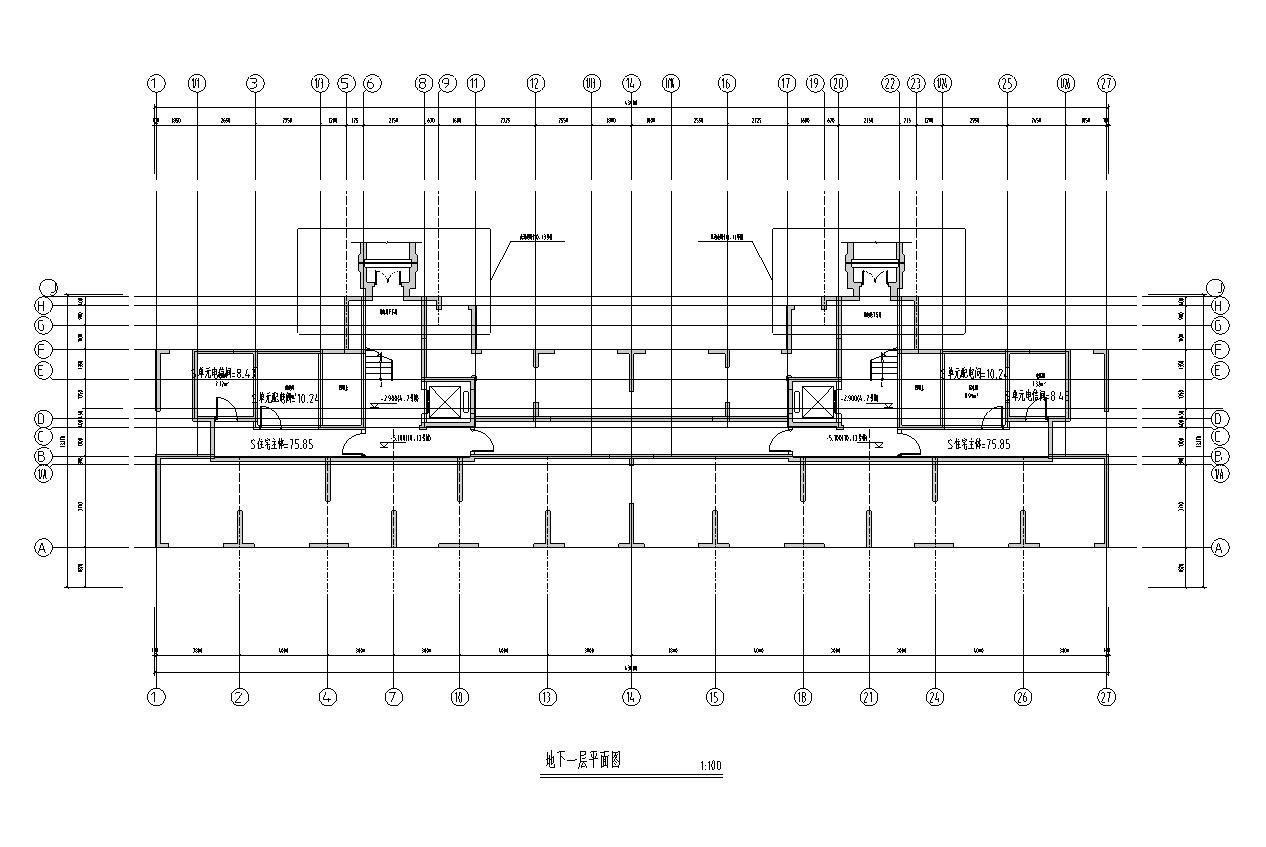 [上海]乐都欧陆风格居住区建筑施工图设计（CAD）施工图下载【ID:149583157】