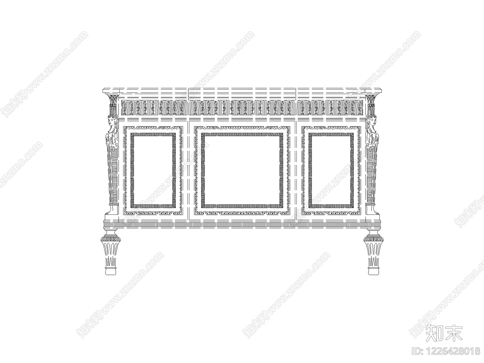 柜子cad施工图下载【ID:1226428018】
