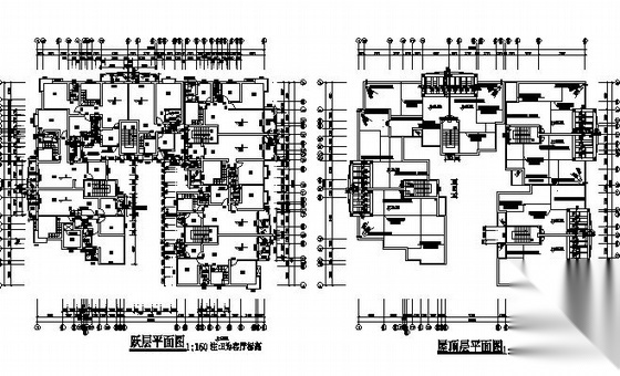 重庆某小区七层住宅楼建筑施工图cad施工图下载【ID:149845162】