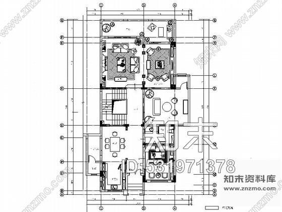 施工图重庆国际社区英格兰新乡村别墅样板间装修施工图含效果施工图下载【ID:531971378】