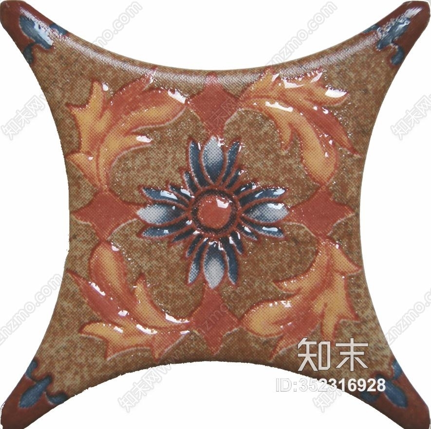 仿古地砖角花高清贴图贴图下载【ID:352316928】