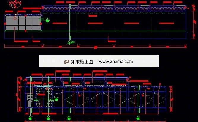收银台节点大样图cad施工图下载【ID:36942964】
