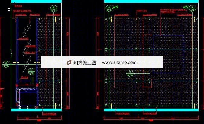收银台节点大样图cad施工图下载【ID:36942964】