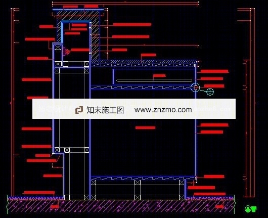 收银台节点大样图cad施工图下载【ID:36942964】