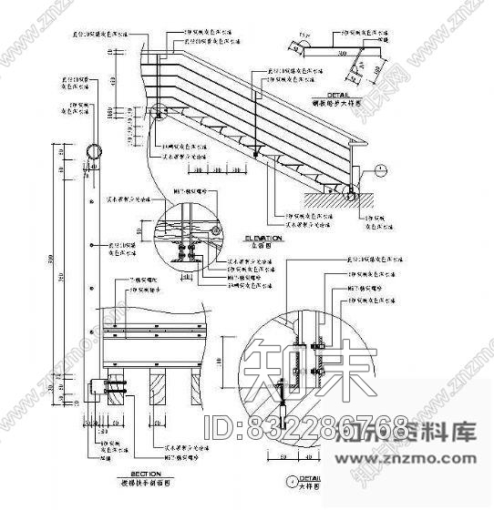 图块/节点楼梯节点详图4cad施工图下载【ID:832286768】