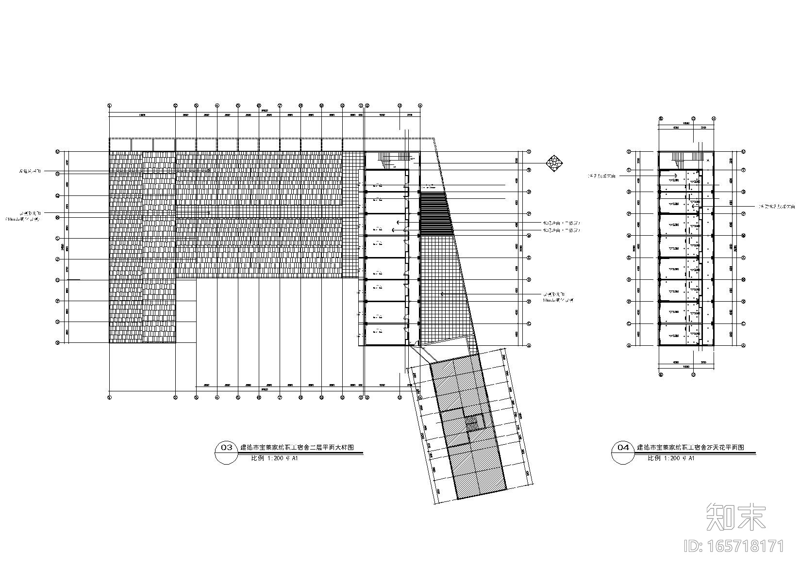 ​[浙江]建德骑行公社旅馆效果图室内&建筑&水电暖施工施工图下载【ID:165718171】