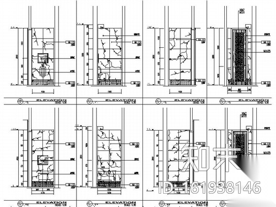 简欧风格酒店宴会厅室内装修图（含效果）cad施工图下载【ID:161938146】