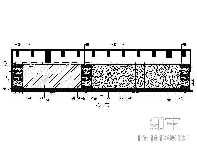 [广州]知名房地产会所售楼部设计施工图cad施工图下载【ID:161705191】