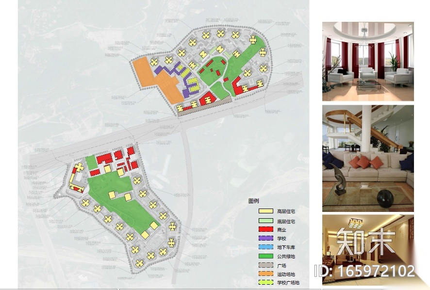 万科城建筑方案设计文本cad施工图下载【ID:165972102】