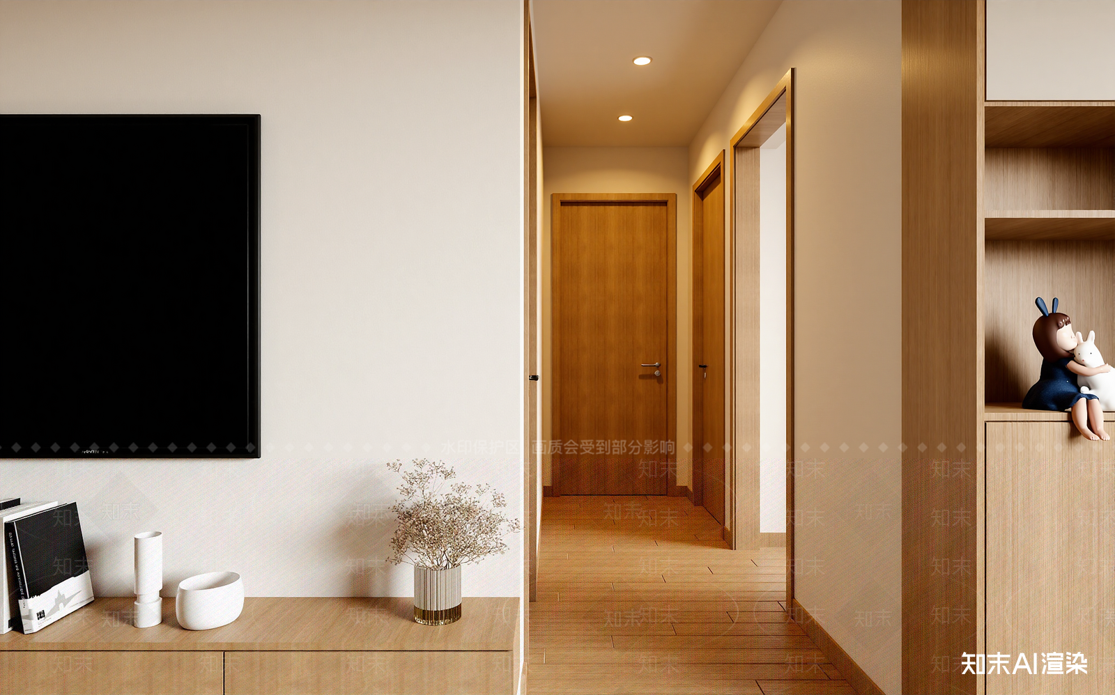 现代玄关3D模型下载【ID:1215131491】
