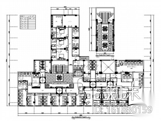[江西]某时尚中式足道会馆室内装修施工图施工图下载【ID:161830159】