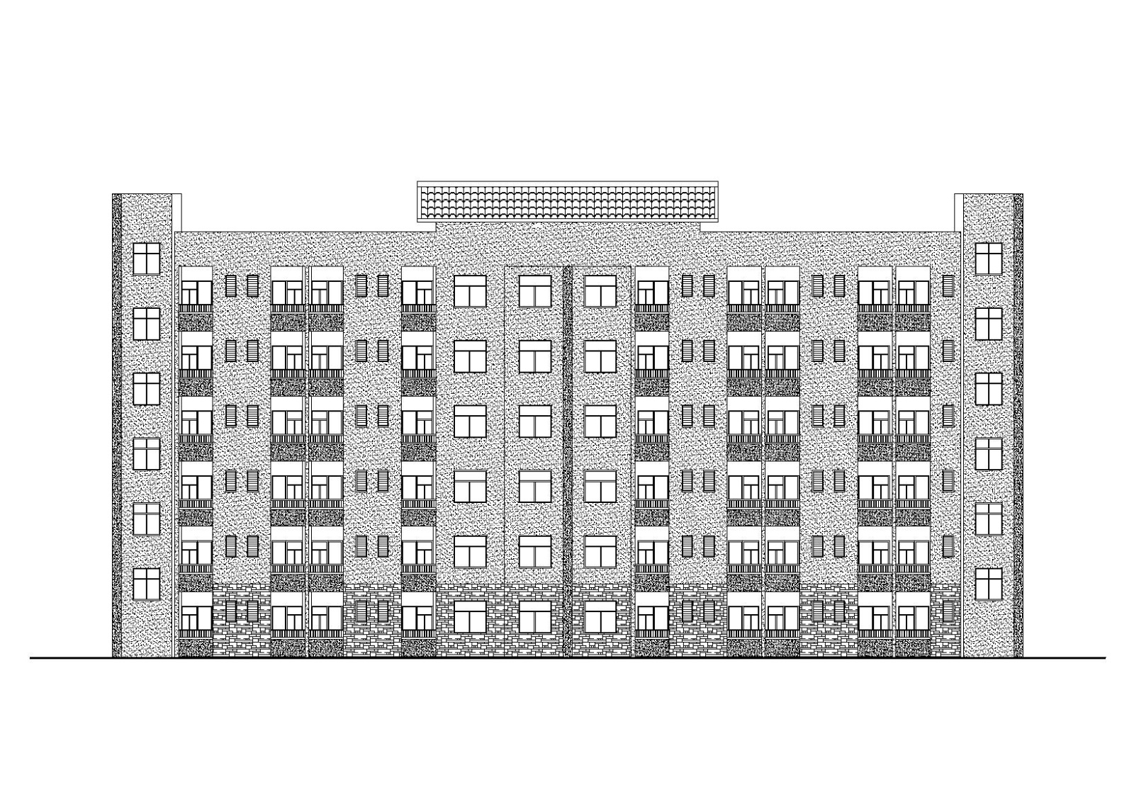 修文县第三中学学生宿舍建筑施工图cad施工图下载【ID:160730159】