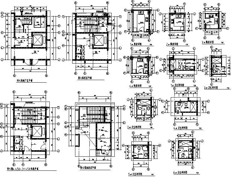 [广东]锦园华庭高层居住小区住宅楼及节点大样施工图（C...施工图下载【ID:149583189】