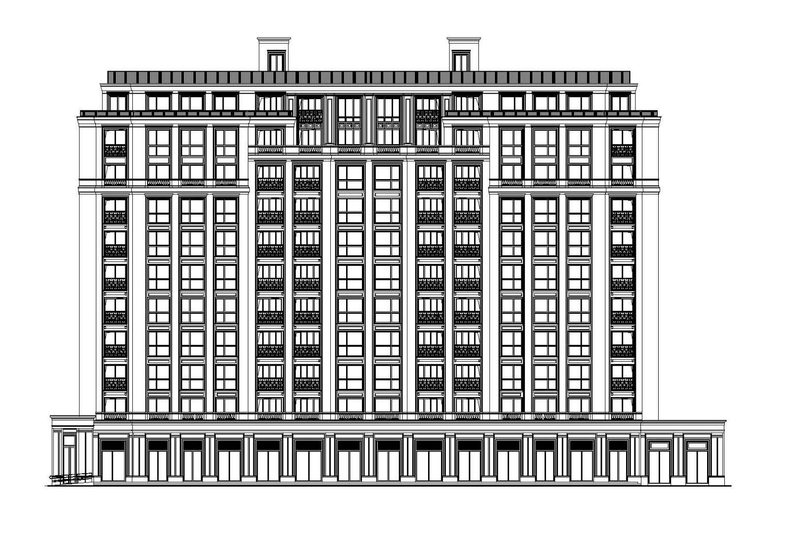 [广东]锦园华庭高层居住小区住宅楼及节点大样施工图（C...施工图下载【ID:149583189】