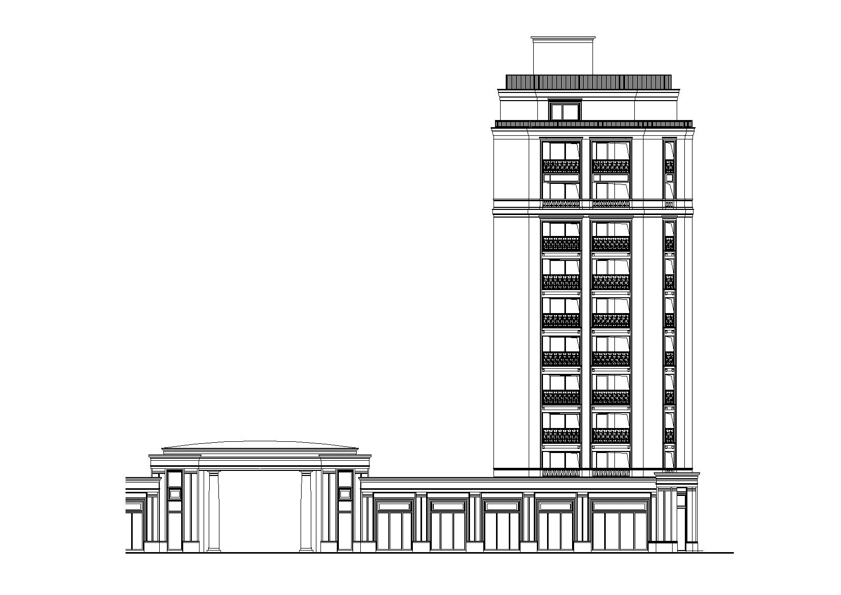 [广东]锦园华庭高层居住小区住宅楼及节点大样施工图（...施工图下载【ID:164874128】