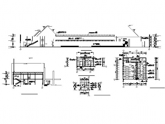 [四川]某汽车站建筑施工图cad施工图下载【ID:164869145】