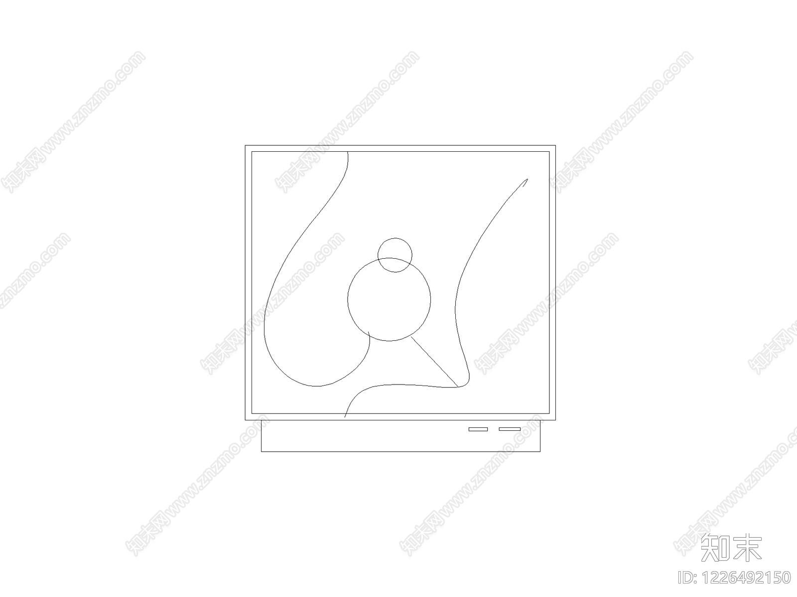 沙发cad施工图下载【ID:1226492150】