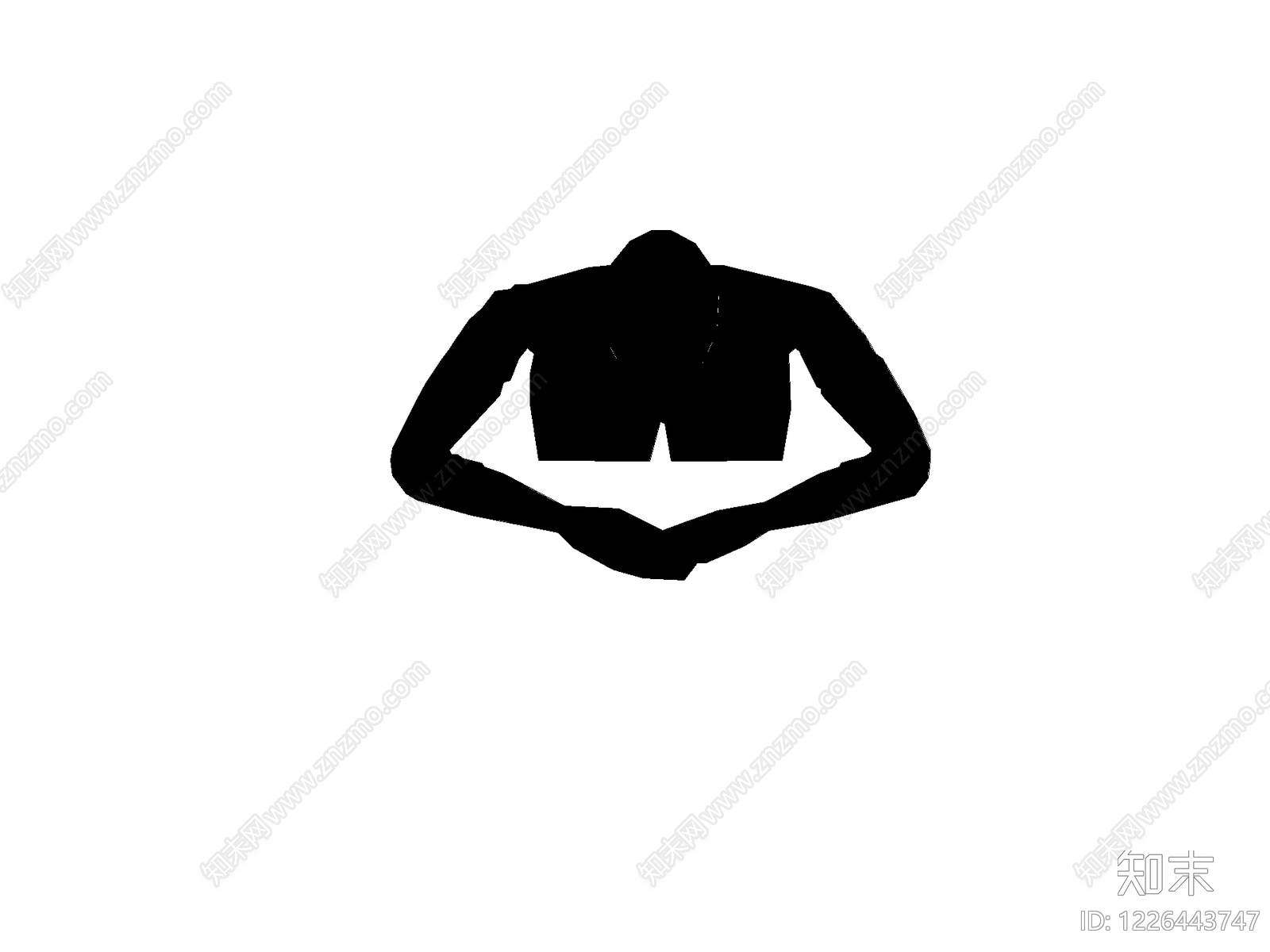 现代人物CAD图纸