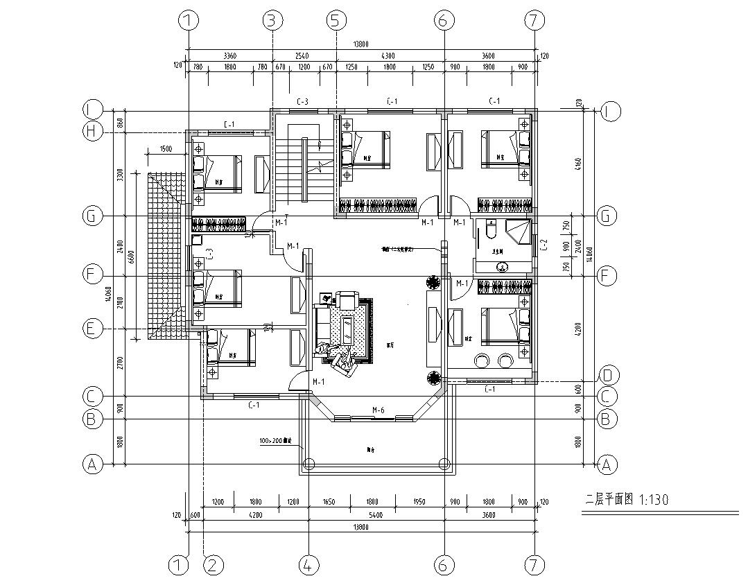 二层独栋别墅钢混结构设计文本（包含效果图+CAD）施工图下载【ID:167250119】