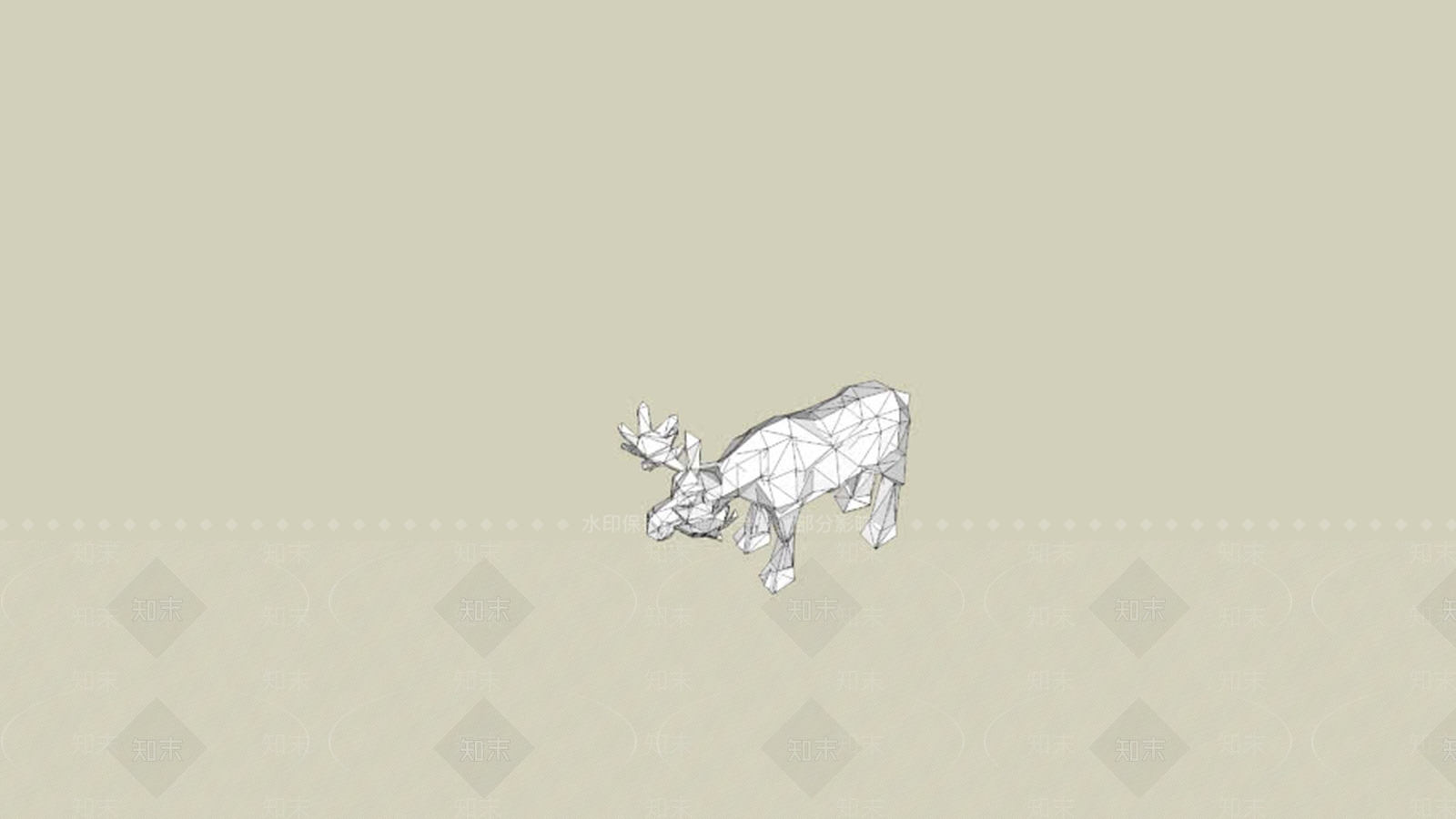 驼鹿(成年雄性)SU模型下载【ID:1162239623】