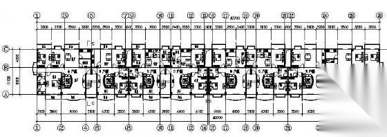 某市七层住宅楼建筑方案图cad施工图下载【ID:149851114】