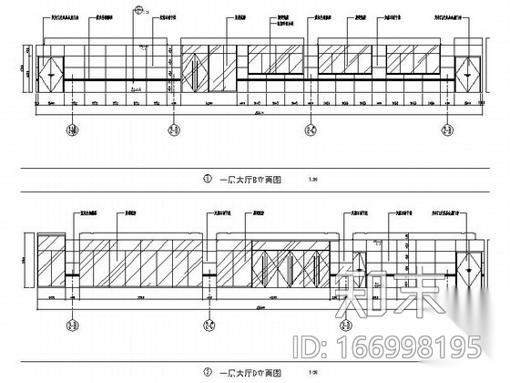 [江苏]省级产品质量检验事业单位现代检验楼装修施工图（...cad施工图下载【ID:166998195】