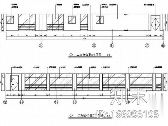 [江苏]省级产品质量检验事业单位现代检验楼装修施工图（...cad施工图下载【ID:166998195】