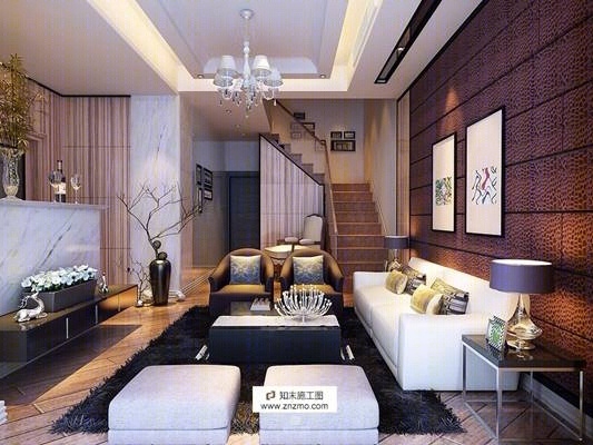 天花节点大样、工艺材料做法、带效果图施工图下载【ID:36901066】