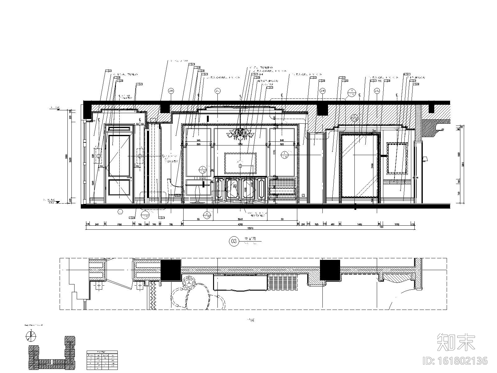 厦门豪华海景酒店样板间施工图_附PDF文件cad施工图下载【ID:161802136】