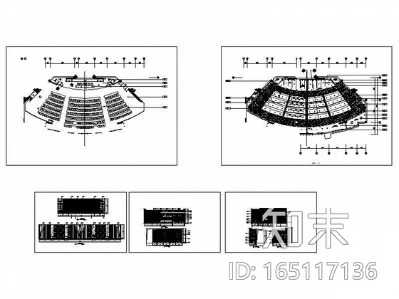 会议室装饰方案图cad施工图下载【ID:165117136】