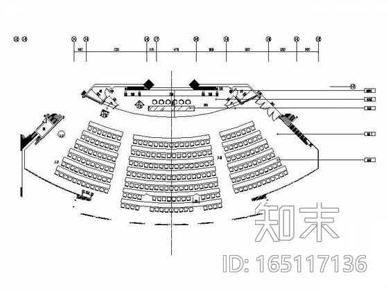 会议室装饰方案图cad施工图下载【ID:165117136】